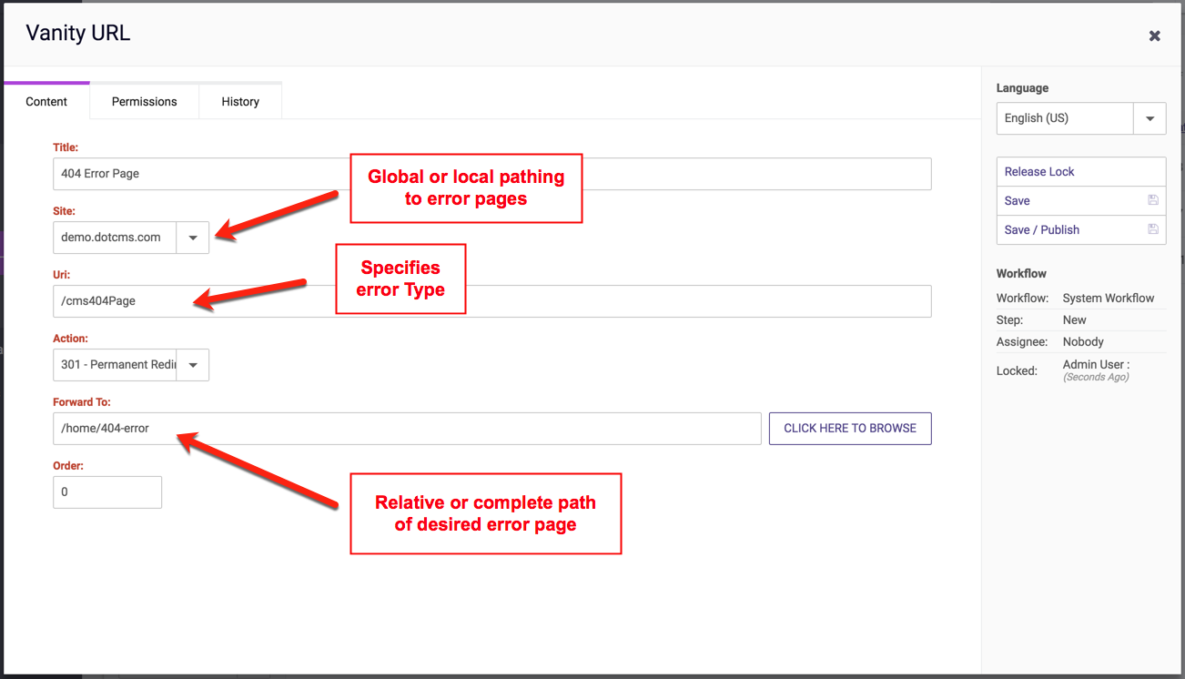 Custom Error Pages