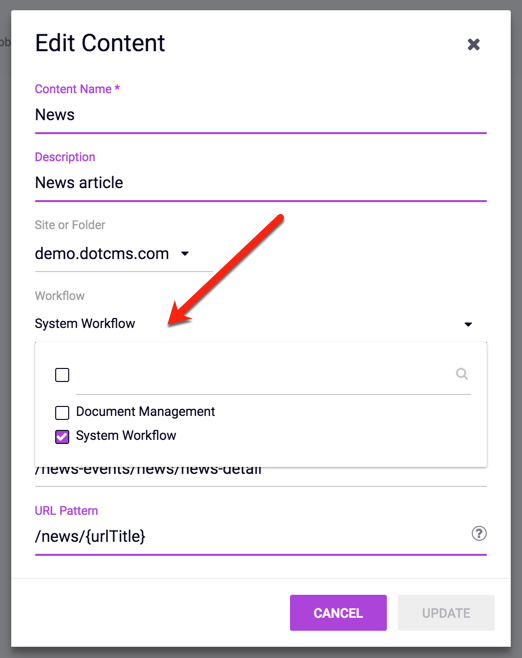 Assigning Workflow Schemes